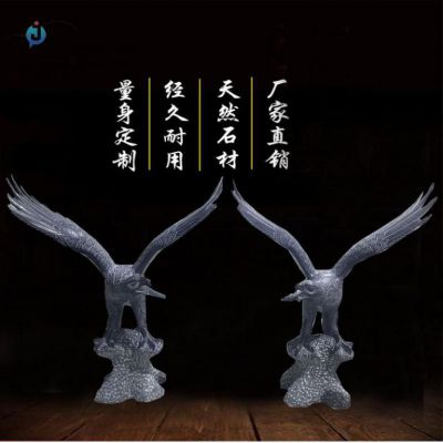 展翅老鹰园林景观铜雕