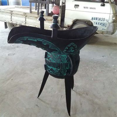 大型酒樽景观铜雕
