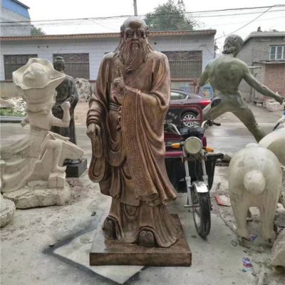 思想家老子广场景观铜雕