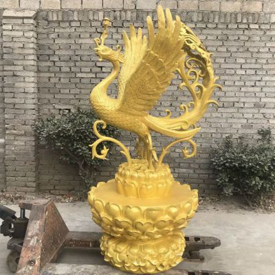 神兽凤凰别墅动物铜雕