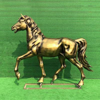 金色马广场标志铜雕