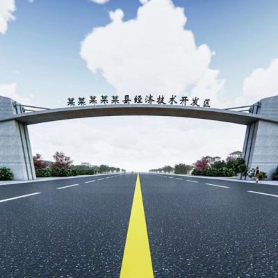 现代大门不锈钢艺术造型雕塑