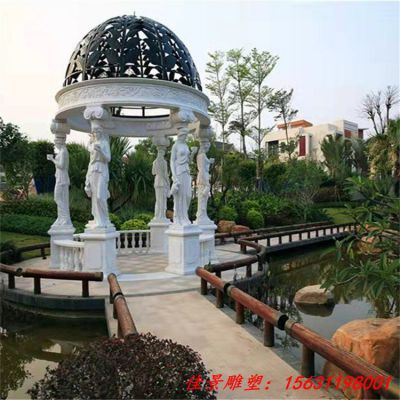  庭院石亭子 欧式凉亭