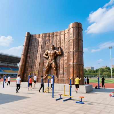 大型铸铜竹简雕塑 城市景观摆件