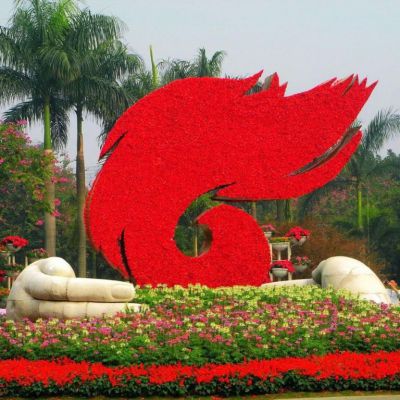 不锈钢党建户外标志雕塑